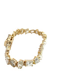 14k Yellow Gold 15.50ct  I/ J VS2 Round, Heart, Oval, Princess Cut, Marquise, Emerald, Pear Shape and Radiant Multi Shape Tennis Bracelet